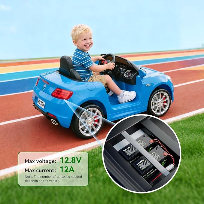 Sentorise 12.8V 6Ah battery — 6Ah option only; supplier illustration