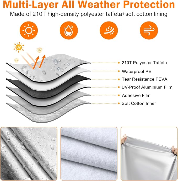 11ft Hammock Cover-silver