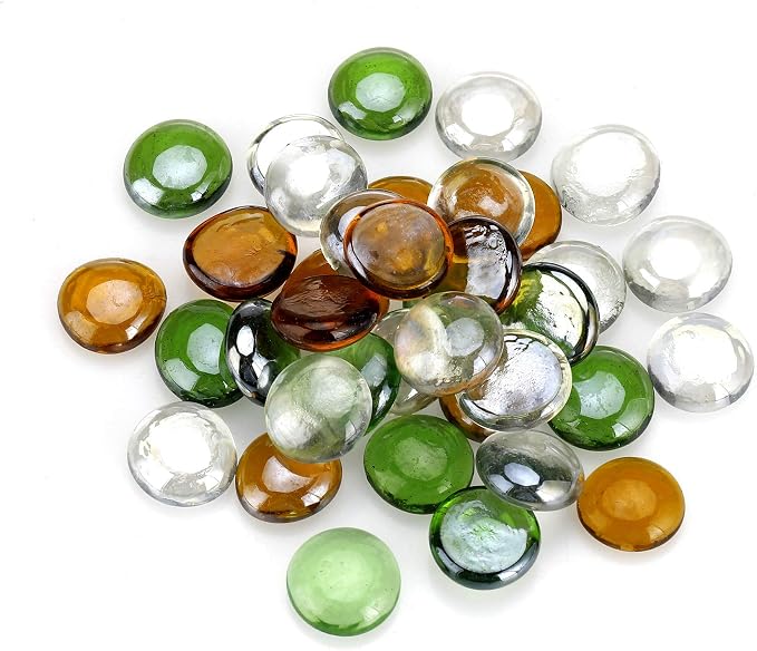 Emerald Green, Crystal Ice, Caramel