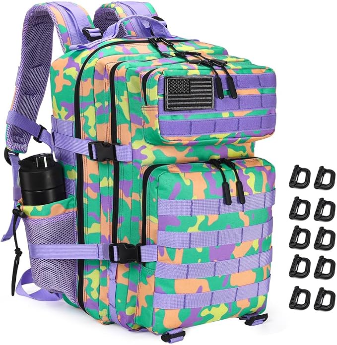 Purple, Green, Yellow