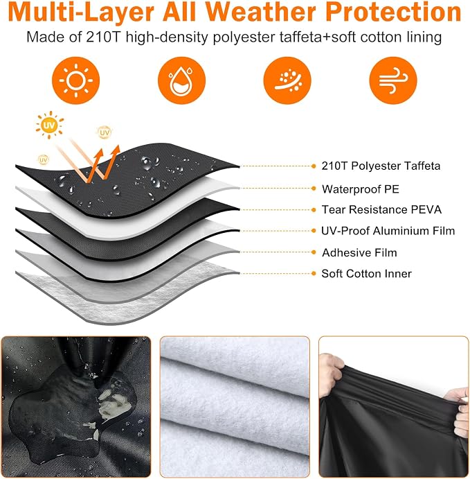 11ft Hammock Cover-black