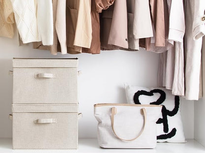 Khaki and Beige Stripes