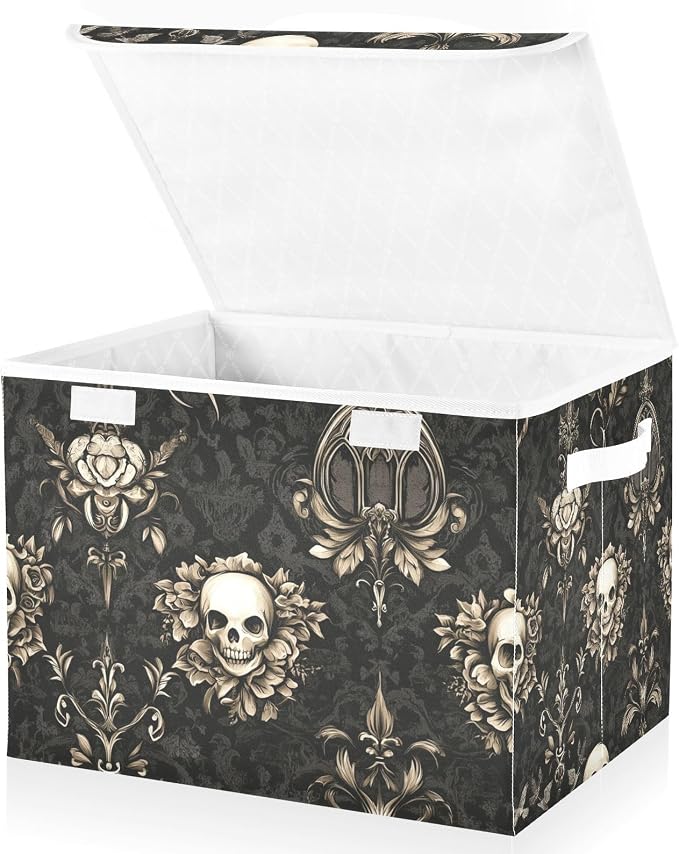 gothic brown skulls