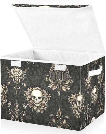 gothic brown skulls