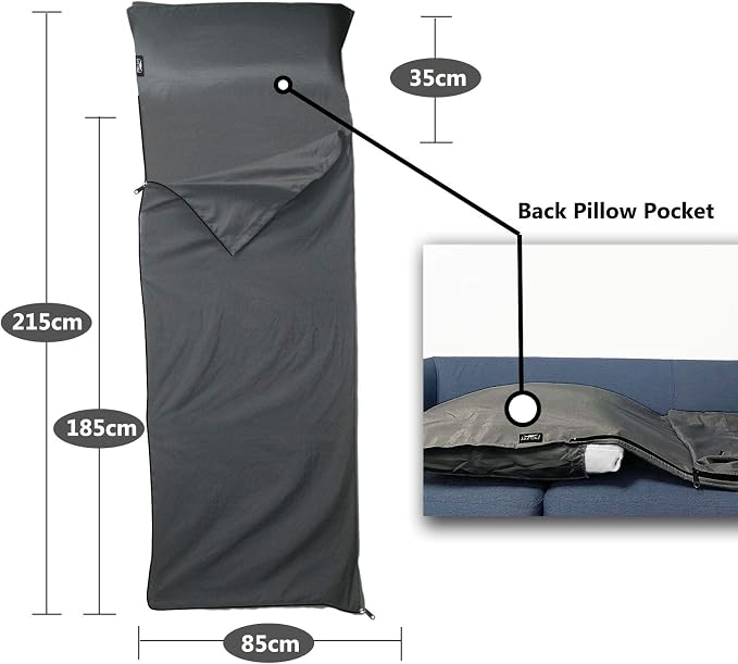 Dark Gray - Full-Length Zipper