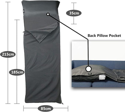 Dark Gray - Full-Length Zipper