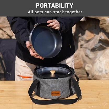 SILVER - 4-6 PERSON COOKWARE SET