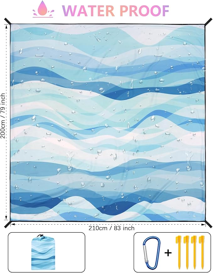Ocean Wave-multi Blue