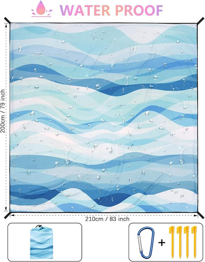Ocean Wave-multi Blue