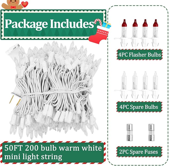 Warm White White Wire