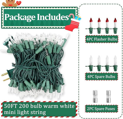 warm white light green wire