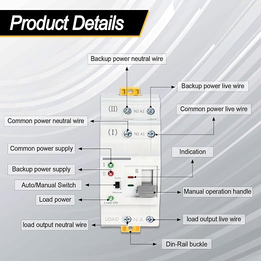 2P 63A 110V Uninterrupted Power Supply-White