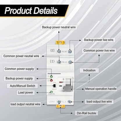 2P 63A 110V Uninterrupted Power Supply-White