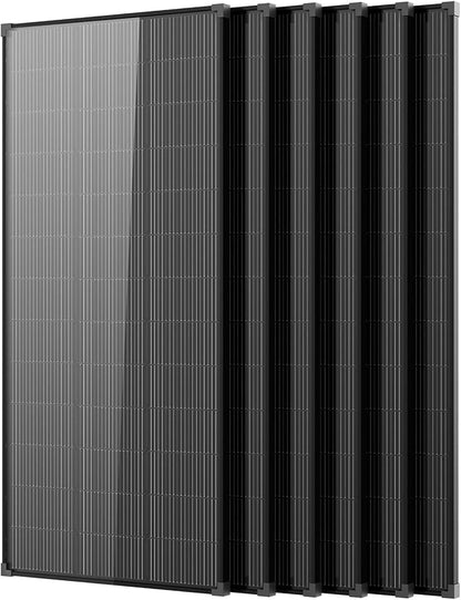 1200w solar panels black