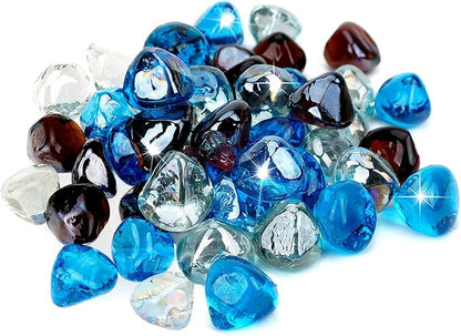 Caribbean Blue+crystal Ice+amber