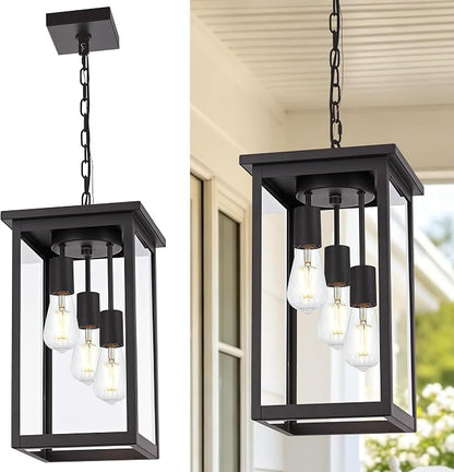 Clear Glass, Oil Rubbed Bronze
