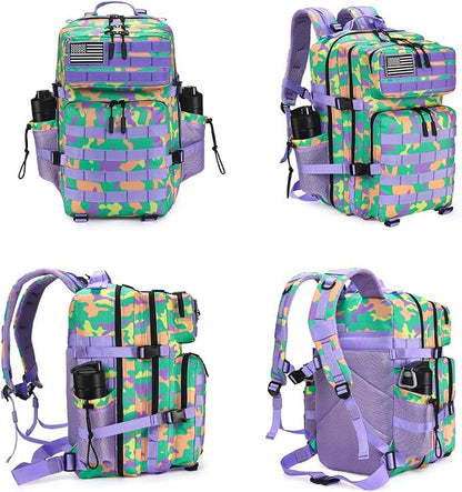Purple, Green, Yellow