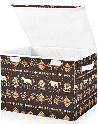 Brown Aztec Beige Horse