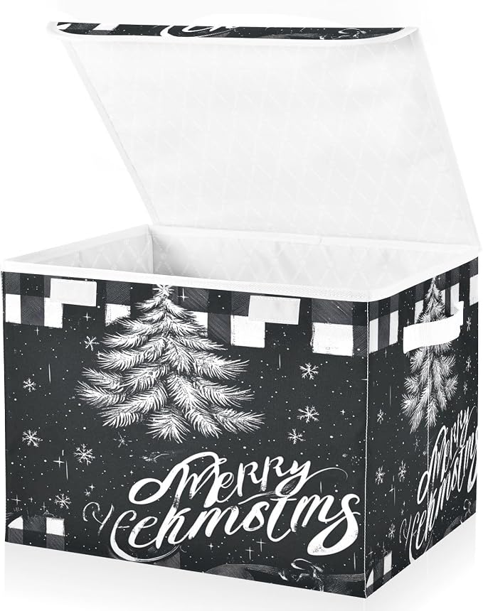 Black Checkered Christmas Tree