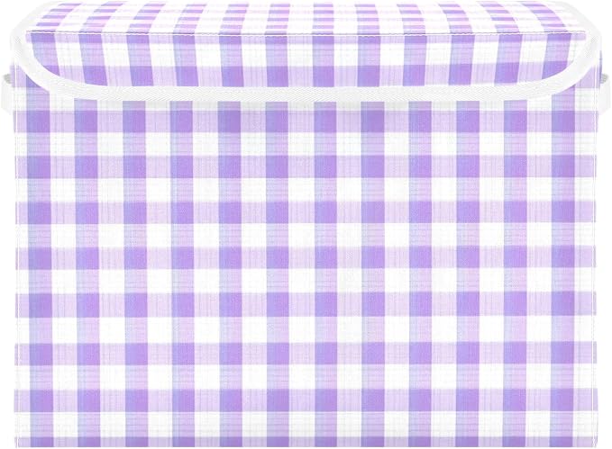 Purple Gingham Checkered