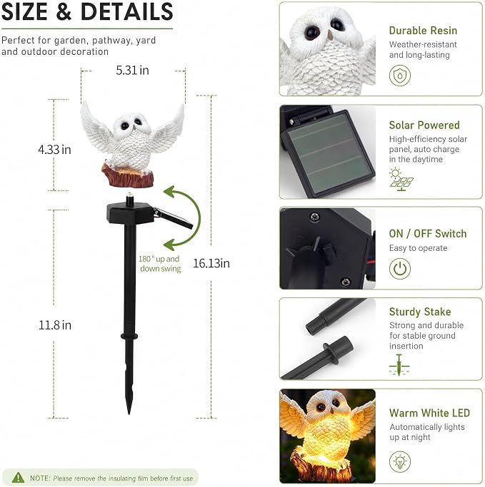 Solar Light - Owl