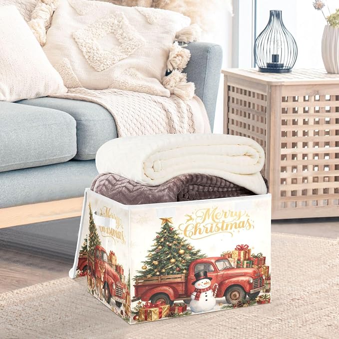 Christmas Snowman Truck