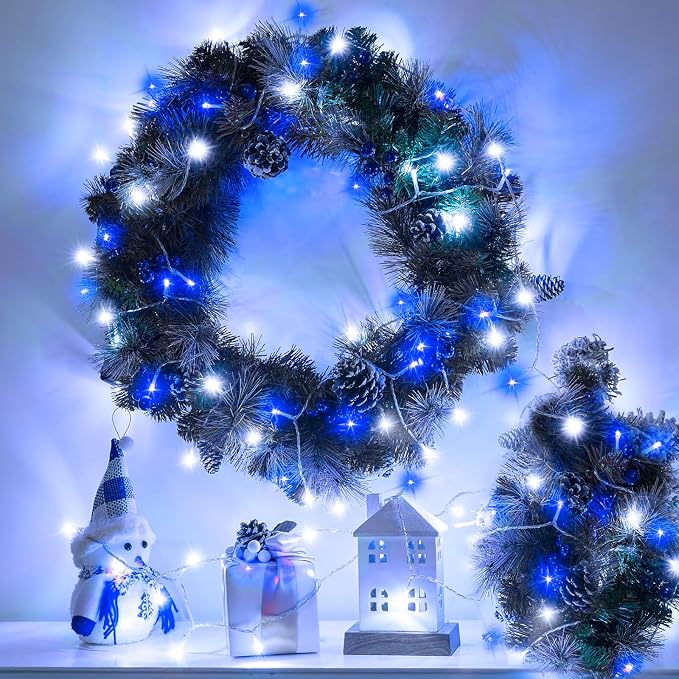 Blue and White