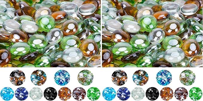 Emerald Green, Crystal Ice, Caramel