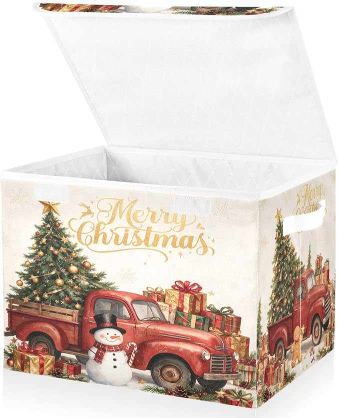 Christmas Snowman Truck