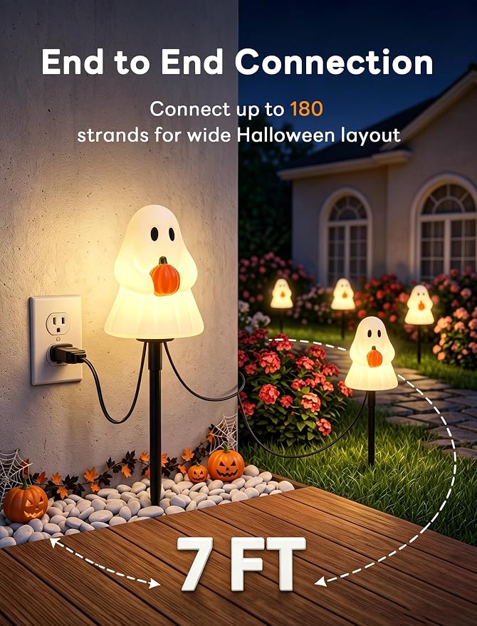 White (Ghost holding Pumpkin)