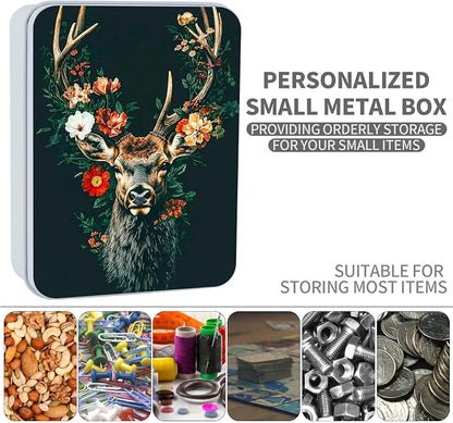 Elk Antlers Adorned in Colors