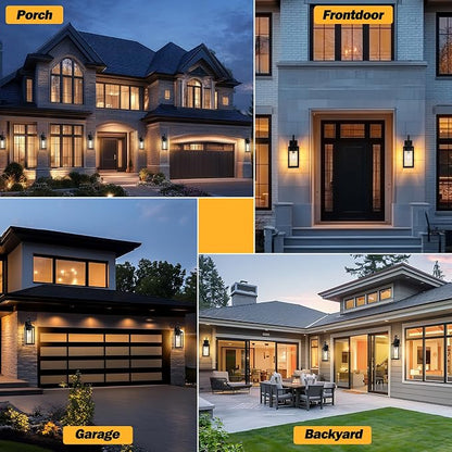Black with Gold Trim（Dusk to Dawn Sensor）