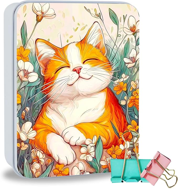 Cute Orange White Cat Flower