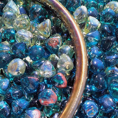 Cobalt Blue+crystal Ice+caribbean Blue