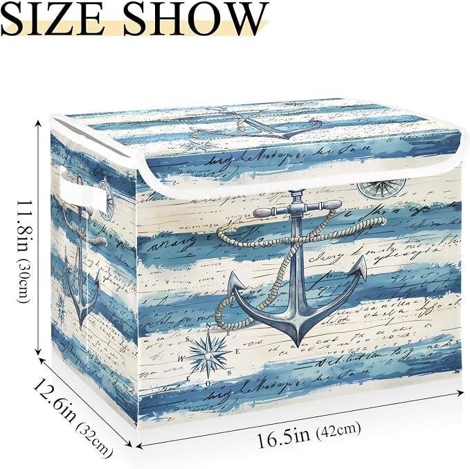 Vintage Blue Sea Pattern