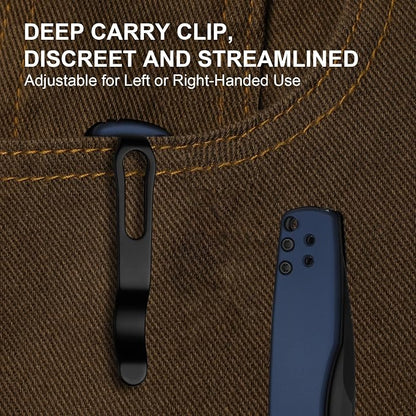 AEB-L Steel+Blue Aluminum Handle