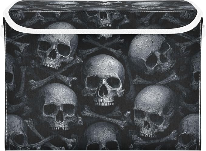 Black and Grey Pirate Skulls