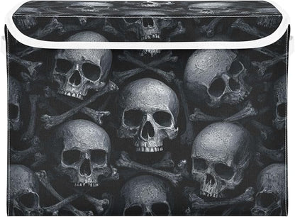 Black and Grey Pirate Skulls