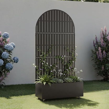 Black-fence-arched