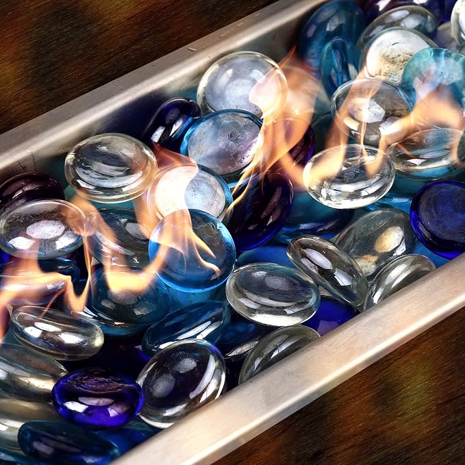 Cobalt Blue, Crystal Ice, Caribbean Blue