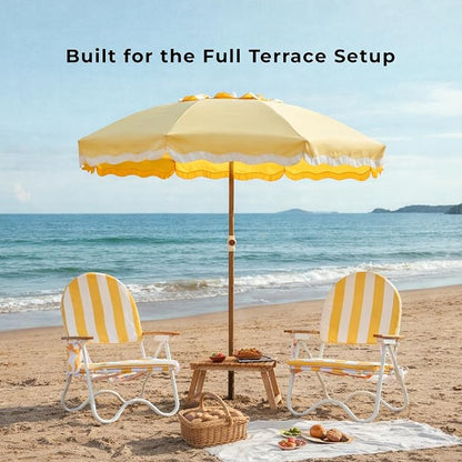 Cala Serena Ochre Stripe