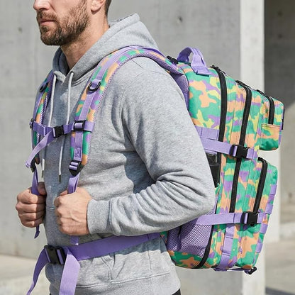 Purple, Green, Yellow