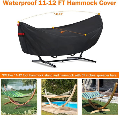 11ft Hammock Cover-black