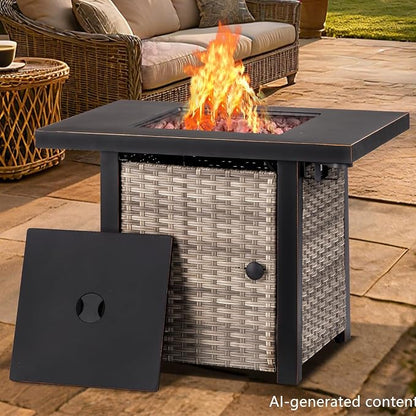Black+Grey Rattan