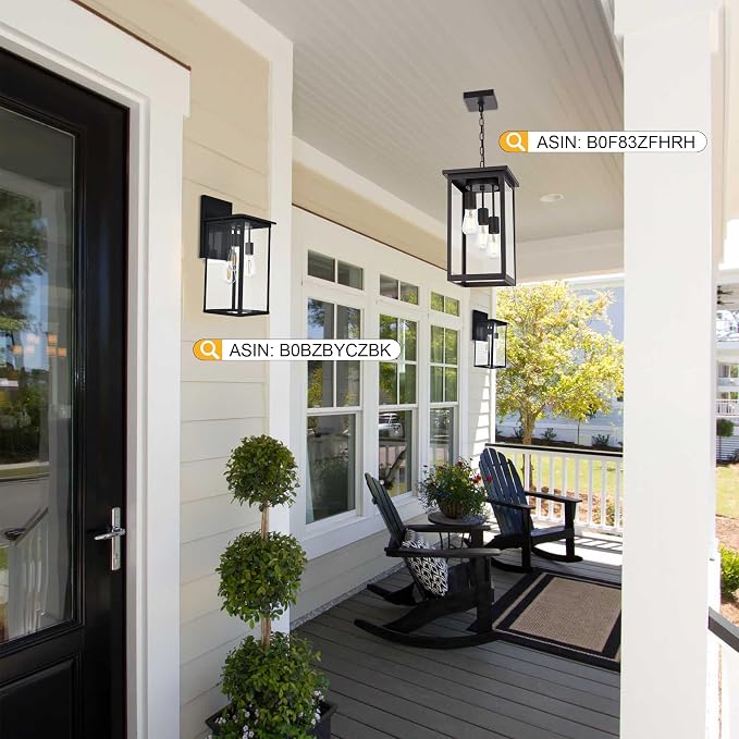 Clear Glass, Oil Rubbed Bronze
