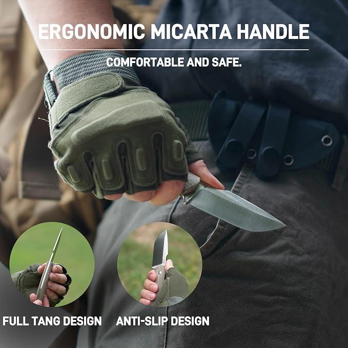 Green/Micarta Handle