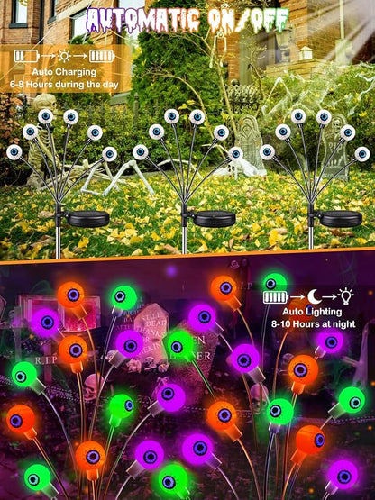 Orange Purple and Green