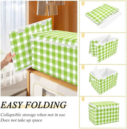 Spring Green Gingham Checker