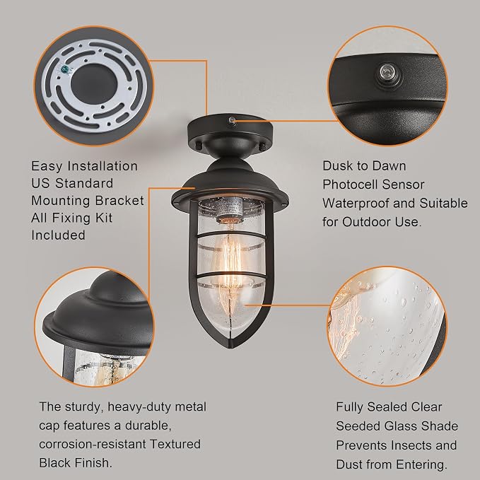 Textured Black(with Photocell)