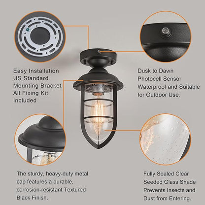 Textured Black(with Photocell)